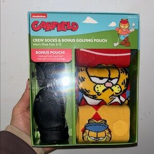 Garfield crew sonic & golf pouch set NEW